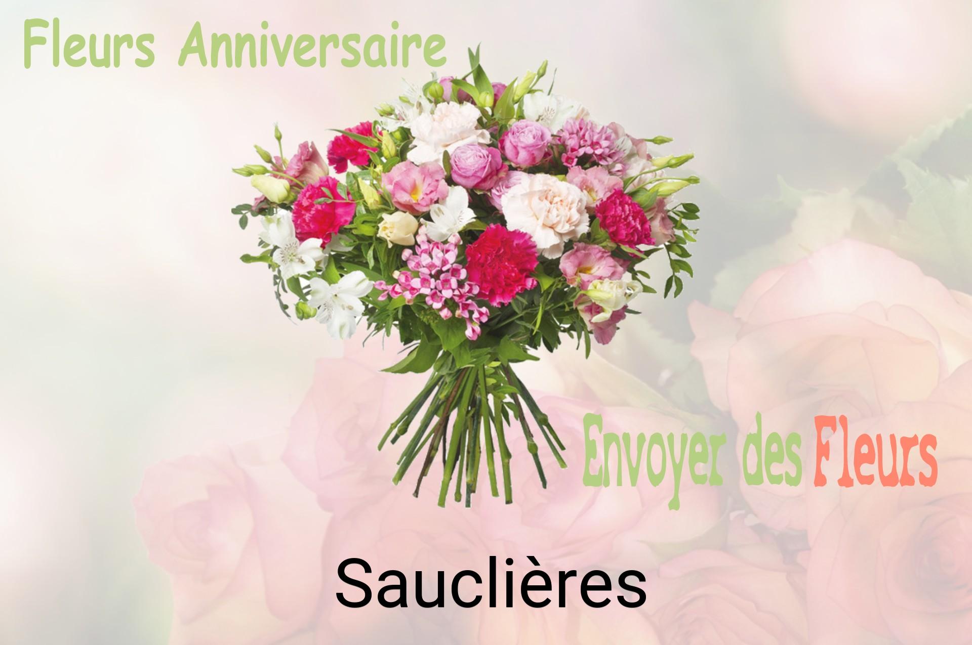 Bouquet de fleurs d’anniversaire livré à Sauclières